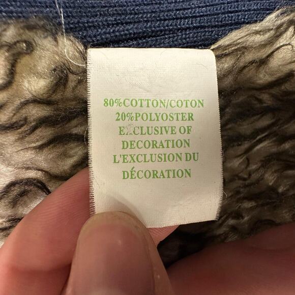 Vintage Y2K Abercrombie and Fitch New York Faux Fur Lined Full-zip Hoodie Size M - Picture 4 of 8